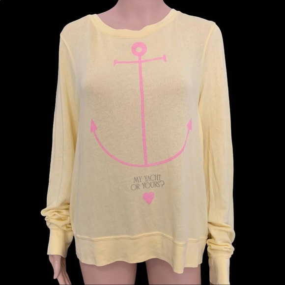 My yacht or yours wildfox pullover - Picture 7 of 8